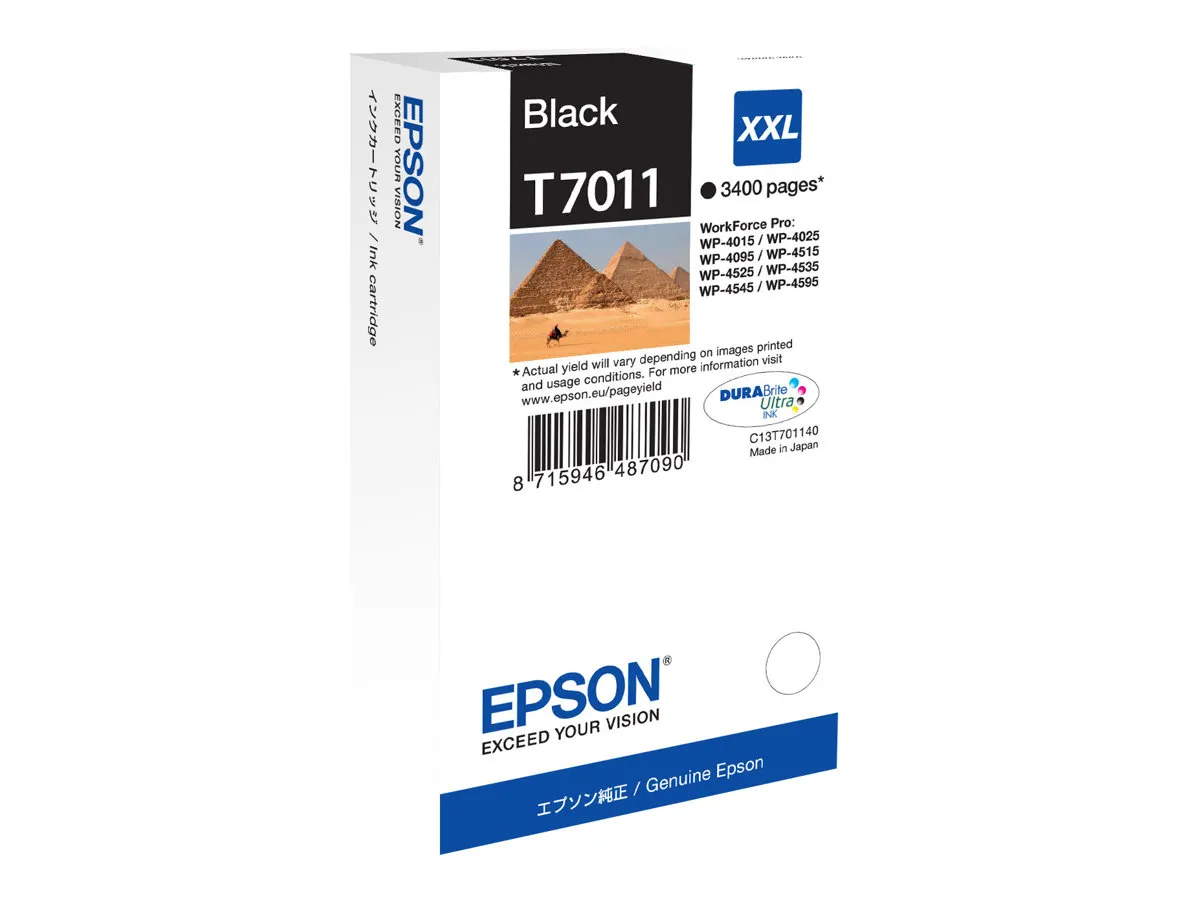 Epson Tintenpatrone XXL Black 3.4k