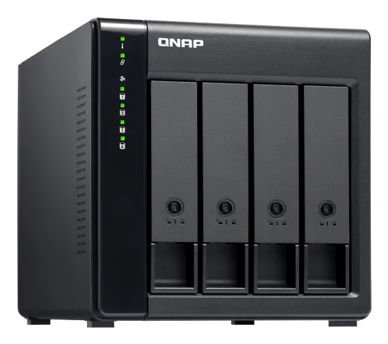 QNAP TL-D400S Speicherlaufwerksgehäuse HDD / SSD-Gehäuse Schwarz, Grau 2.5/3.5" – Bild 6