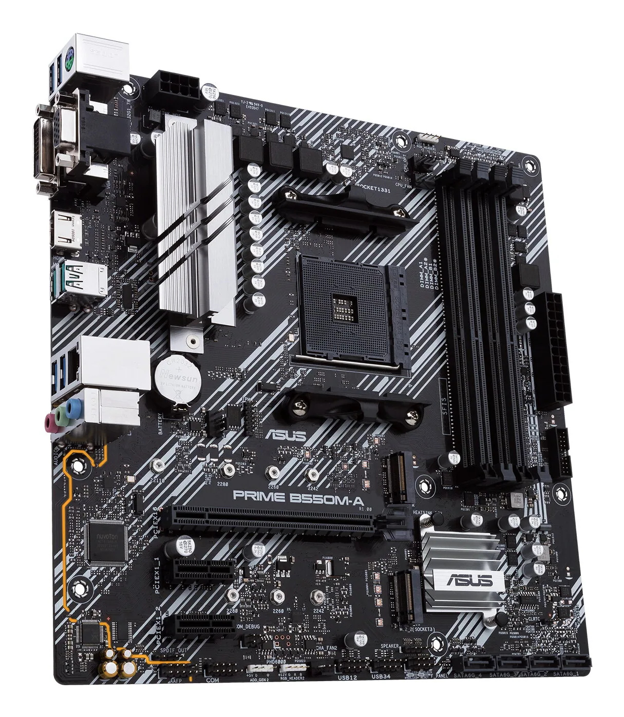 ASUS Prime B550M-A/CSM AMD B550 Sockel AM4 micro ATX – Bild 5