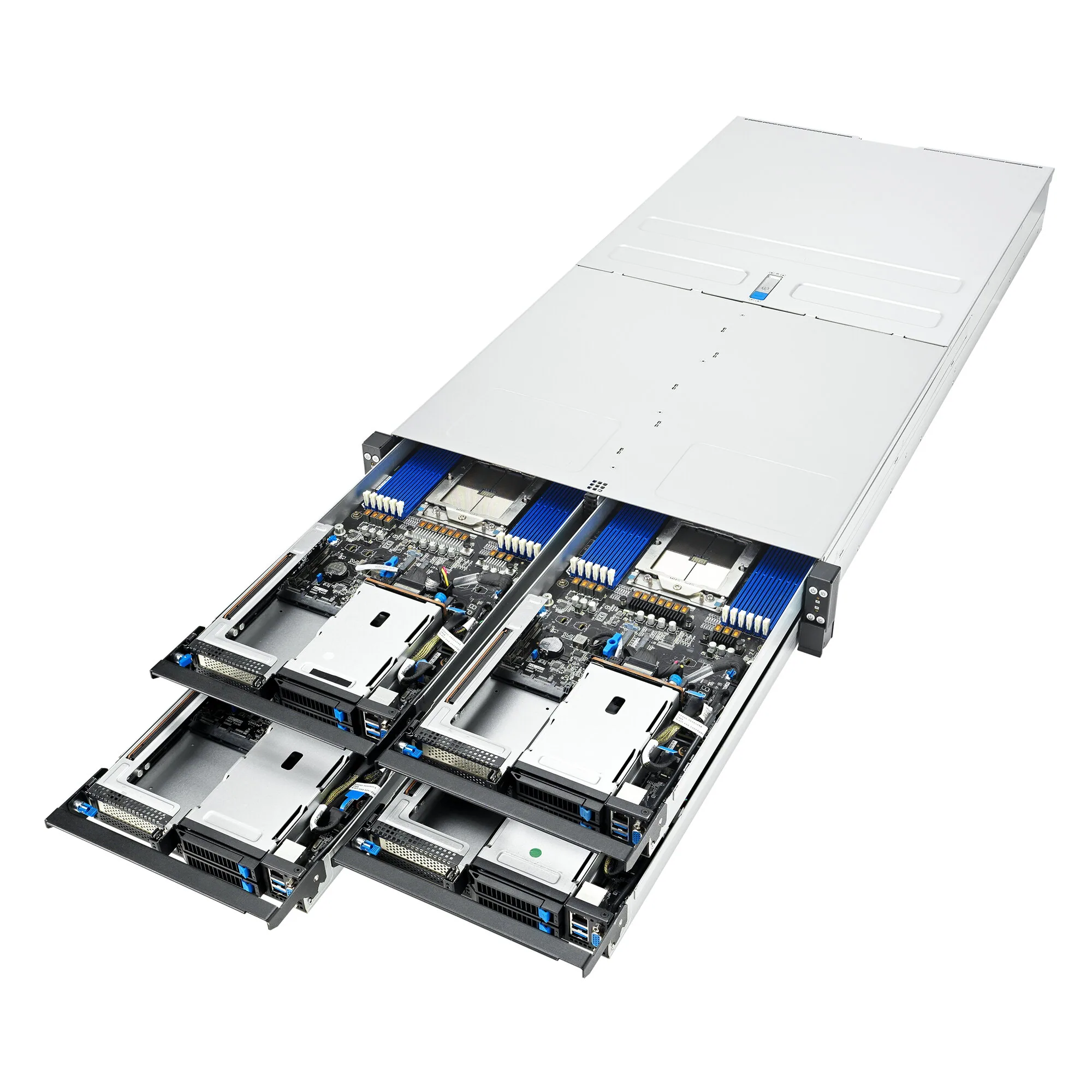 ASUS RS520QA-E13-RS8U/3200W Socket SP5 Rack (2U) Silber – Bild 1