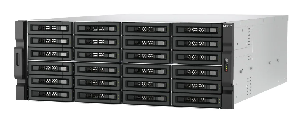 QNAP TL-R2400PES-RP Speicherlaufwerksgehäuse HDD / SSD-Gehäuse Schwarz, Grau 2.5/3.5" – Bild 3