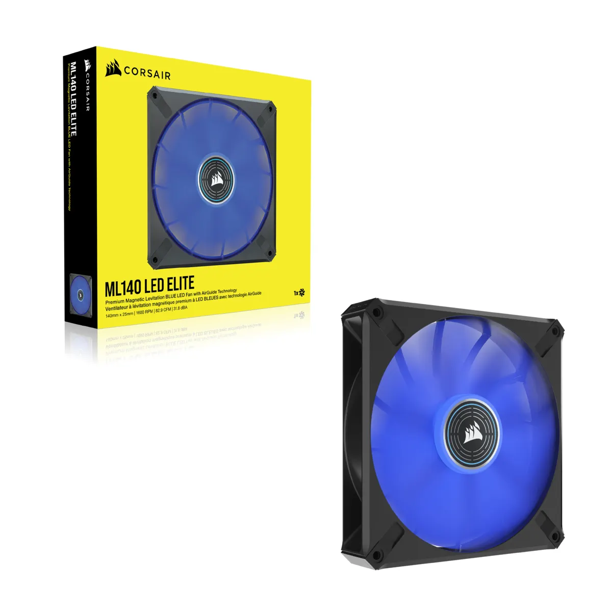Corsair Lüfter ML140 LED ELITE AirGuide