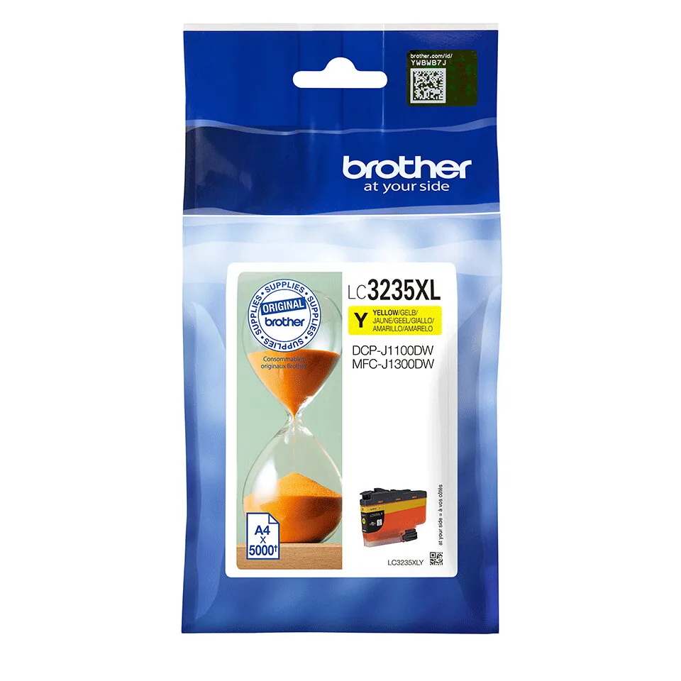 Brother LC3235XLY Druckerpatrone 1 Stück(e) Original Hohe (XL-) Ausbeute Gelb – Bild 2