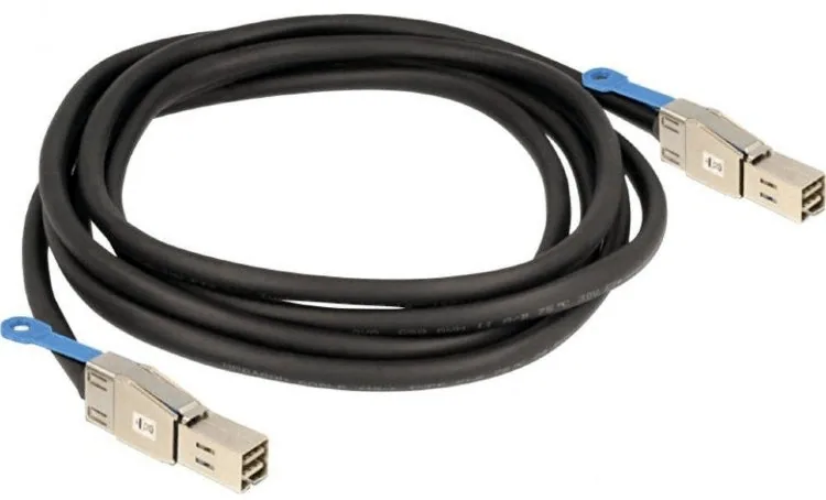 Lenovo 00YL850 Serial Attached SCSI (SAS)-Kabel 3 m Schwarz – Bild 1