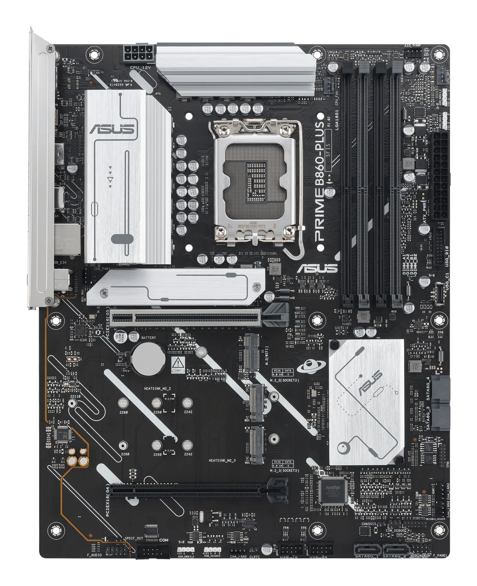 ASUS PRIME B860-PLUS-CSM Intel B860 LGA 1851 (Socket V1) ATX – Bild 2