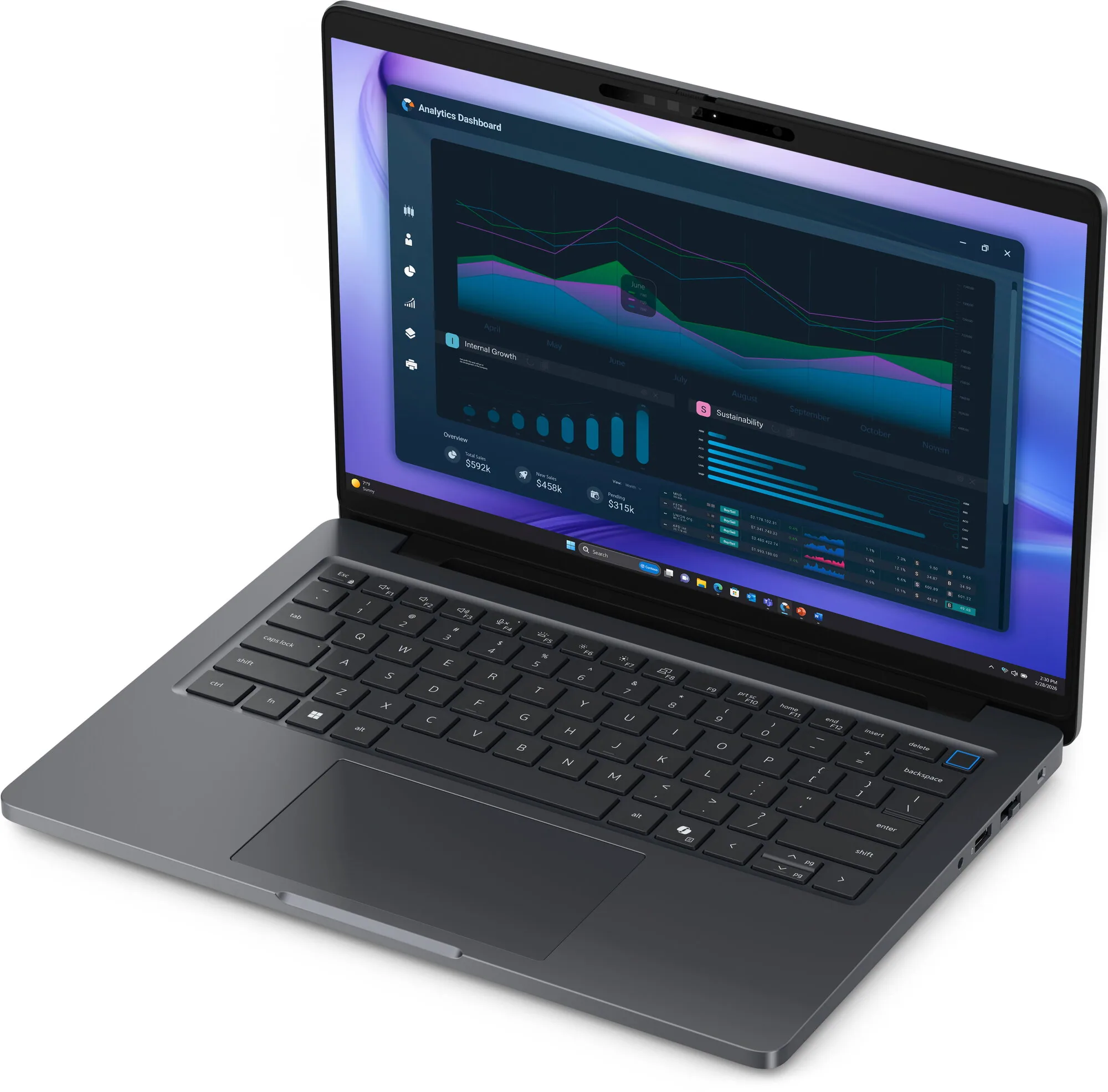 DELL Pro Precision 5 14 PW514261 Copilot+ PC Intel Core Ultra 7 366H Mobiler Arbeitsplatz 35,6 cm (14") WUXGA 32 GB – Bild 3