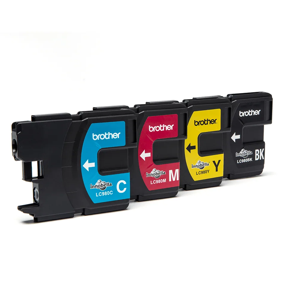 Brother LC980VALBP Druckerpatrone 4 Stück(e) Original Schwarz, Cyan, Magenta, Gelb – Bild 1