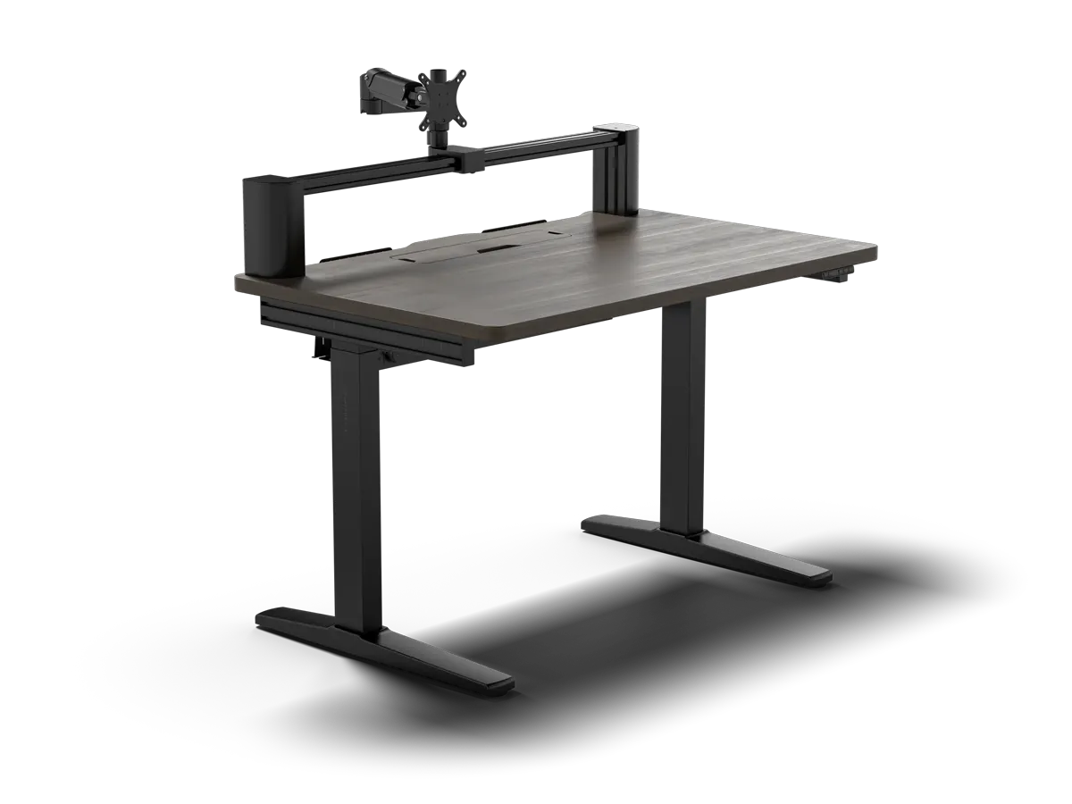 CORSAIR Gaming Tisch 4 Wood, einstellbare Höhe,inkl.TFT-Ar