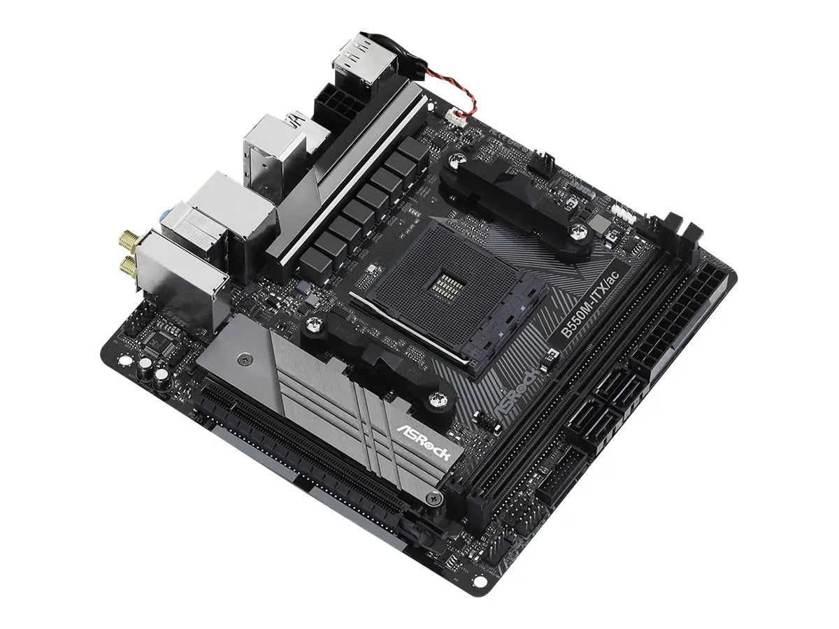 ASRock B550M-ITX/ac              AM4 mITX HDMI/DP       DDR4 retail