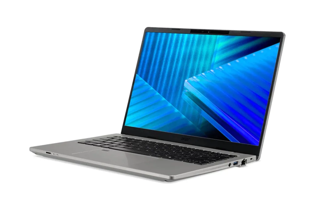Acer TravelMate P4 TMP414-56-TCO-54F1 Copilot+ PC Intel Core Ultra 5 325 Laptop 35,6 cm (14") WUXGA 16 GB DDR5-SDRAM 512 GB SSD Wi-Fi 7 (802.11be) Windows 11 Pro Grau – Bild 3