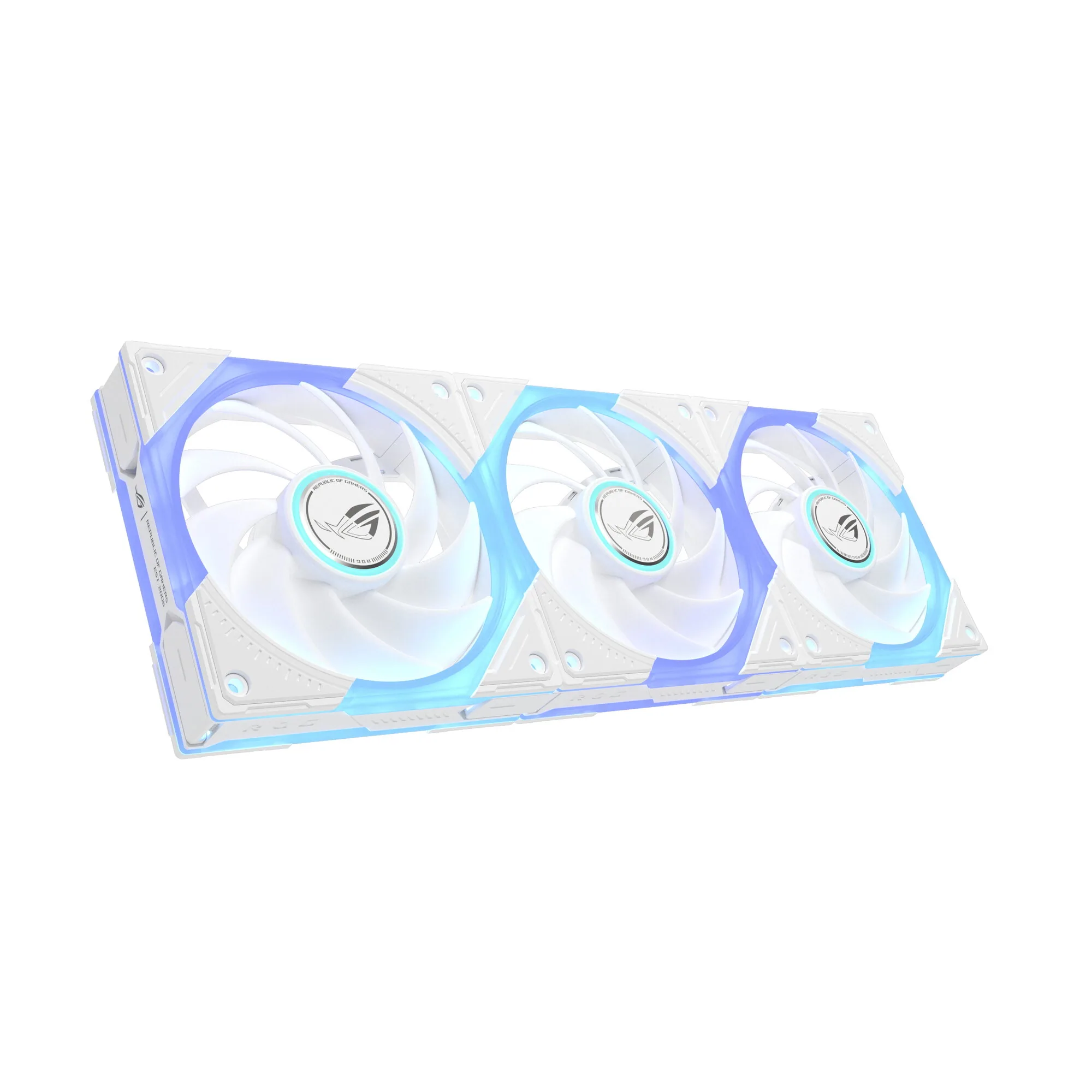 ASUS ROG Eurux GR120 ARGB Fan White Triple Pack Computergehäuse Ventilator 12 cm Weiß 3 Stück(e) – Bild 1