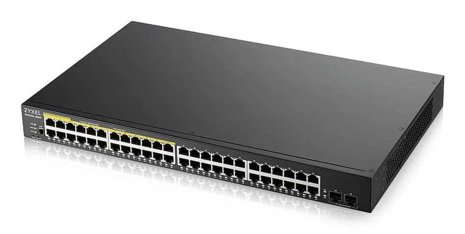 Zyxel GS1900-48HPv2 Managed L2 Gigabit Ethernet (10/100/1000) Power over Ethernet (PoE) Schwarz – Bild 1