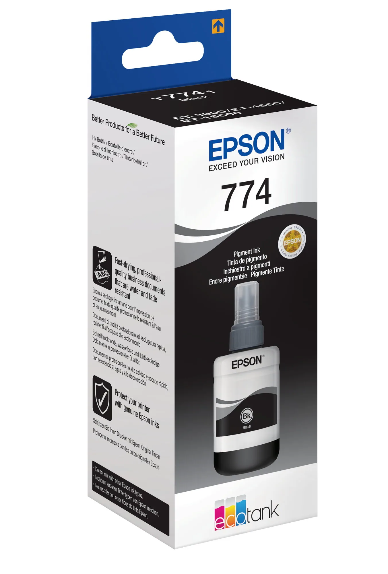 Epson 774 EcoTank-Tintenflasche in Pigmentschwarz – Bild 5