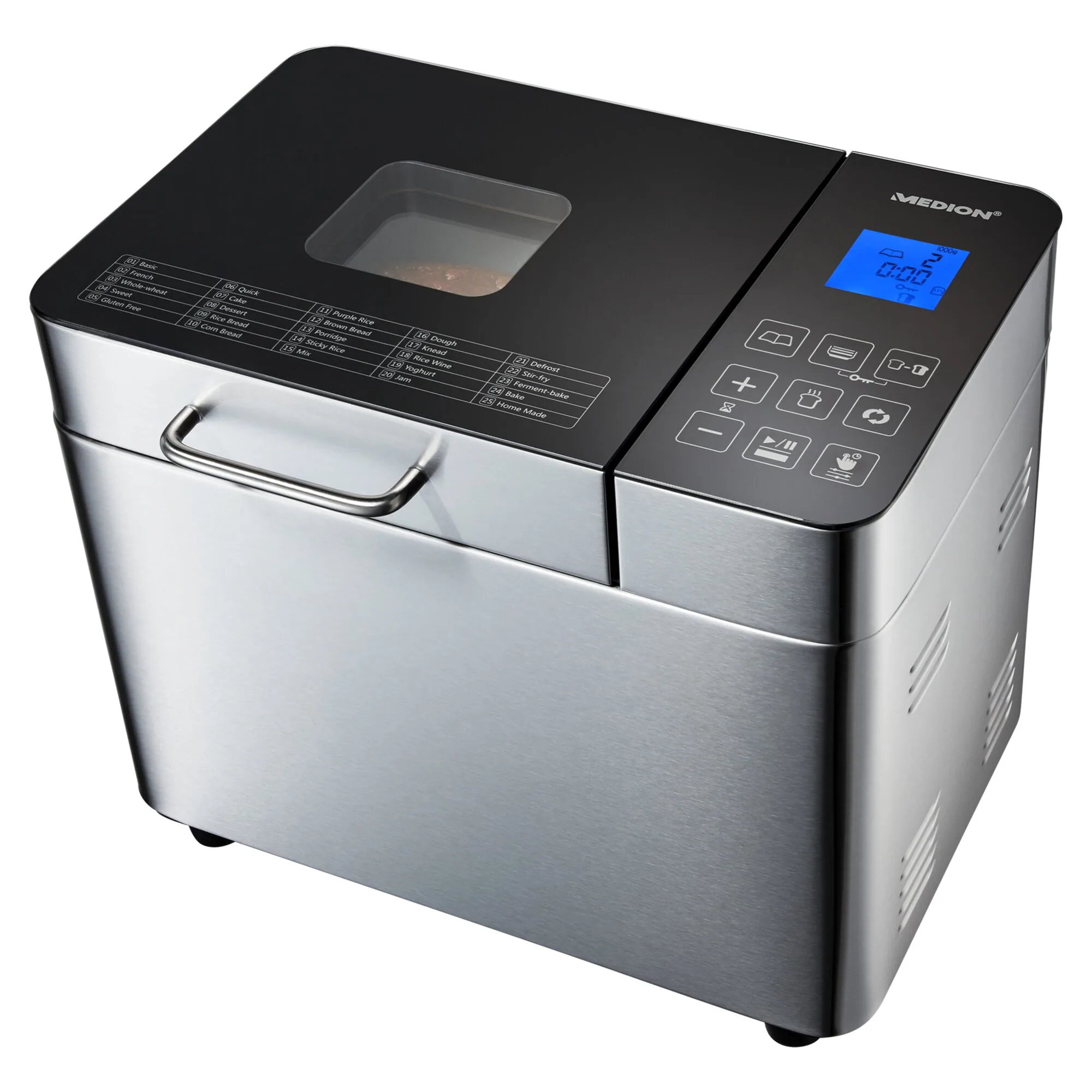 MEDION MD 10241 Brotbackmaschine 600 W Schwarz, Silber – Bild 6