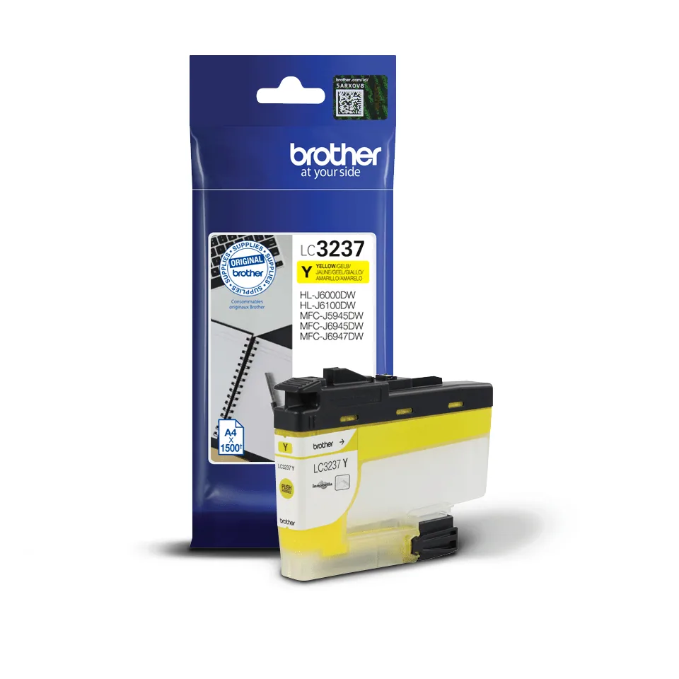 Brother LC3237Y Druckerpatrone 1 Stück(e) Original Standardertrag Gelb – Bild 3