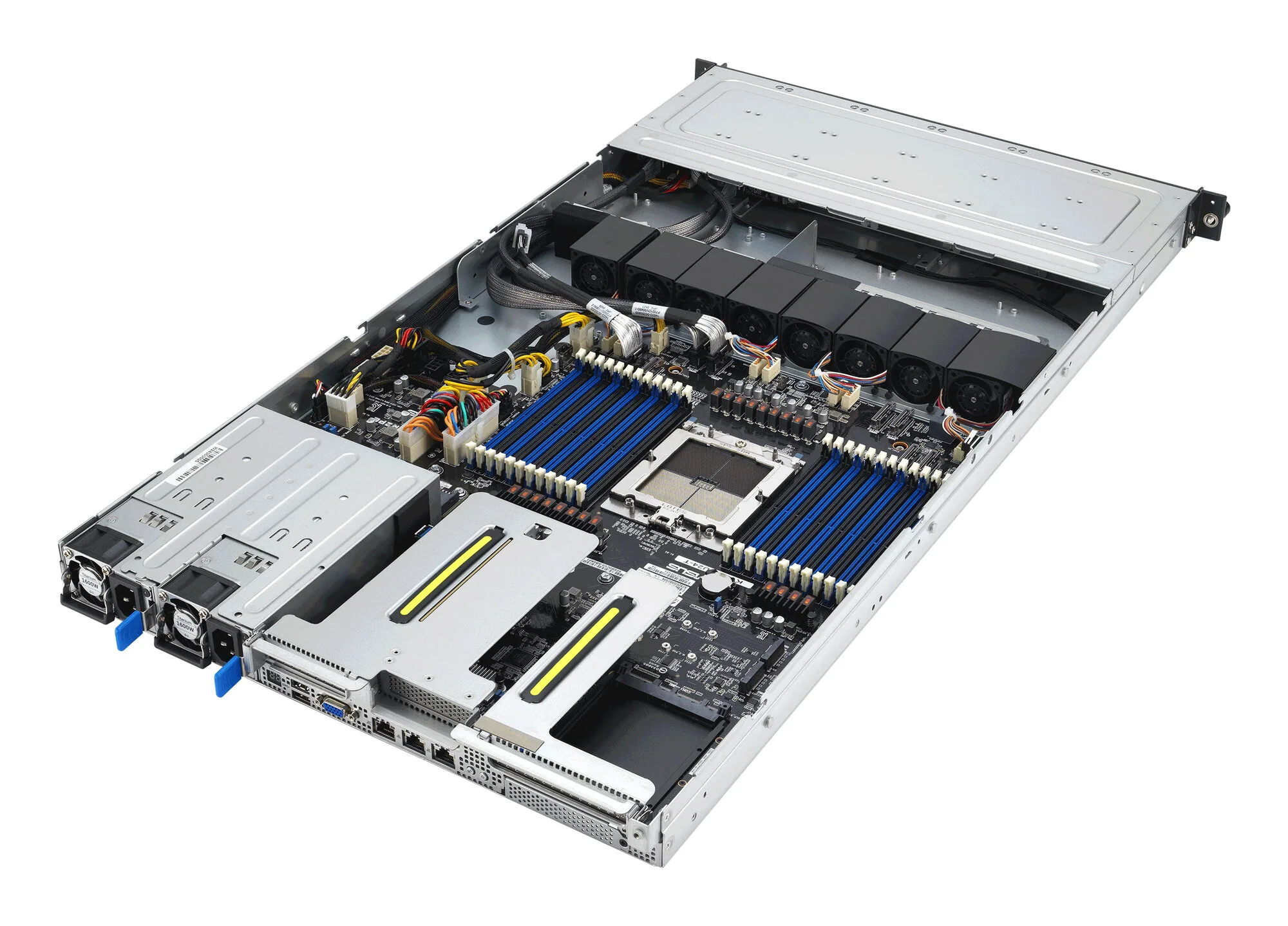 ASUS RS501A-E12-RS4U LGA 6096 Rack (1U) Schwarz, Silber – Bild 6