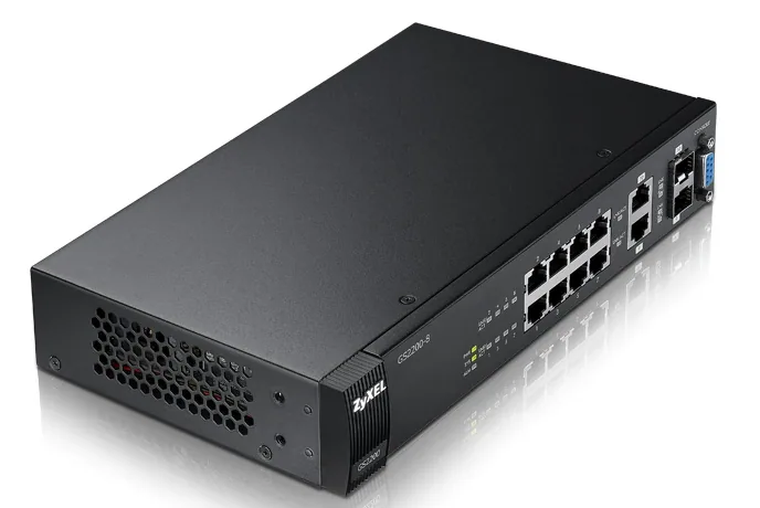 Zyxel GS2200-8 Netzwerk-Switch Managed L2 Gigabit Ethernet (10/100/1000) Schwarz – Bild 1