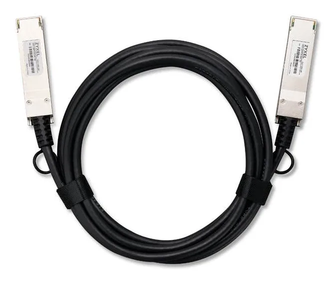 Zyxel DAC100G-3M-ZZ0101F InfiniBand/Glasfaserkabel QSFP28 DAC Schwarz – Bild 1