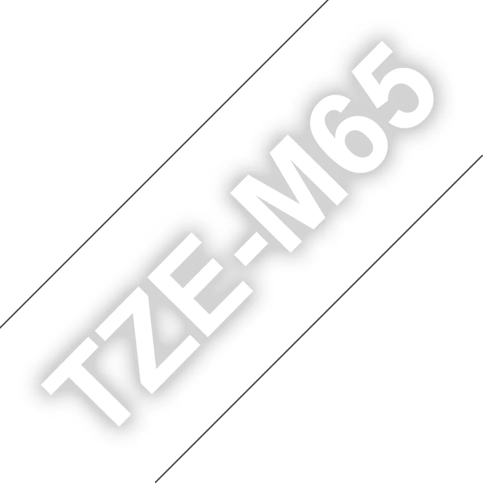Brother TZE-M65 Etiketten erstellendes Band Transparent – Bild 1