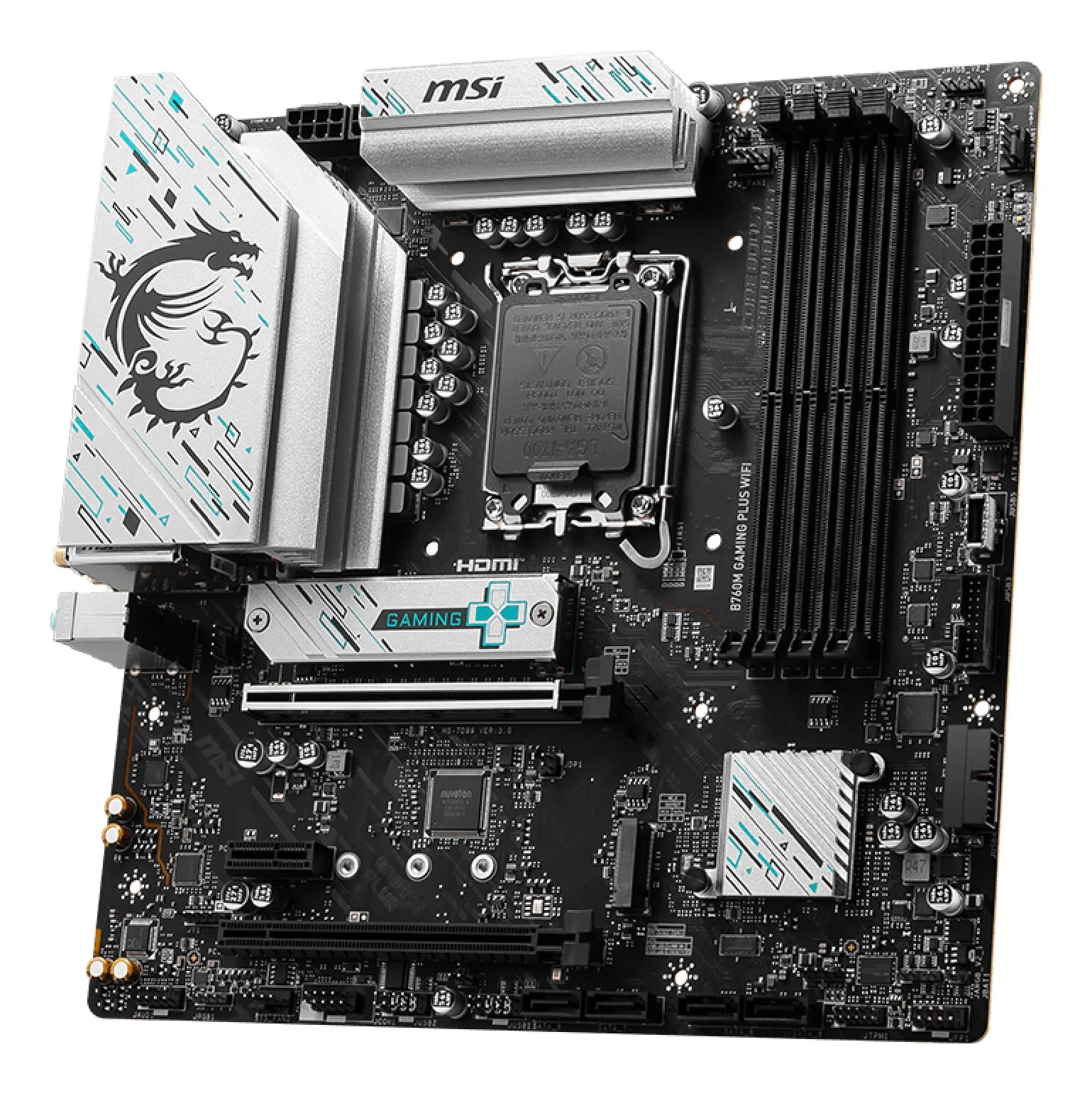 MSI B760M GAMING PLUS WIFI Motherboard Intel B760 LGA 1700 micro ATX – Bild 3