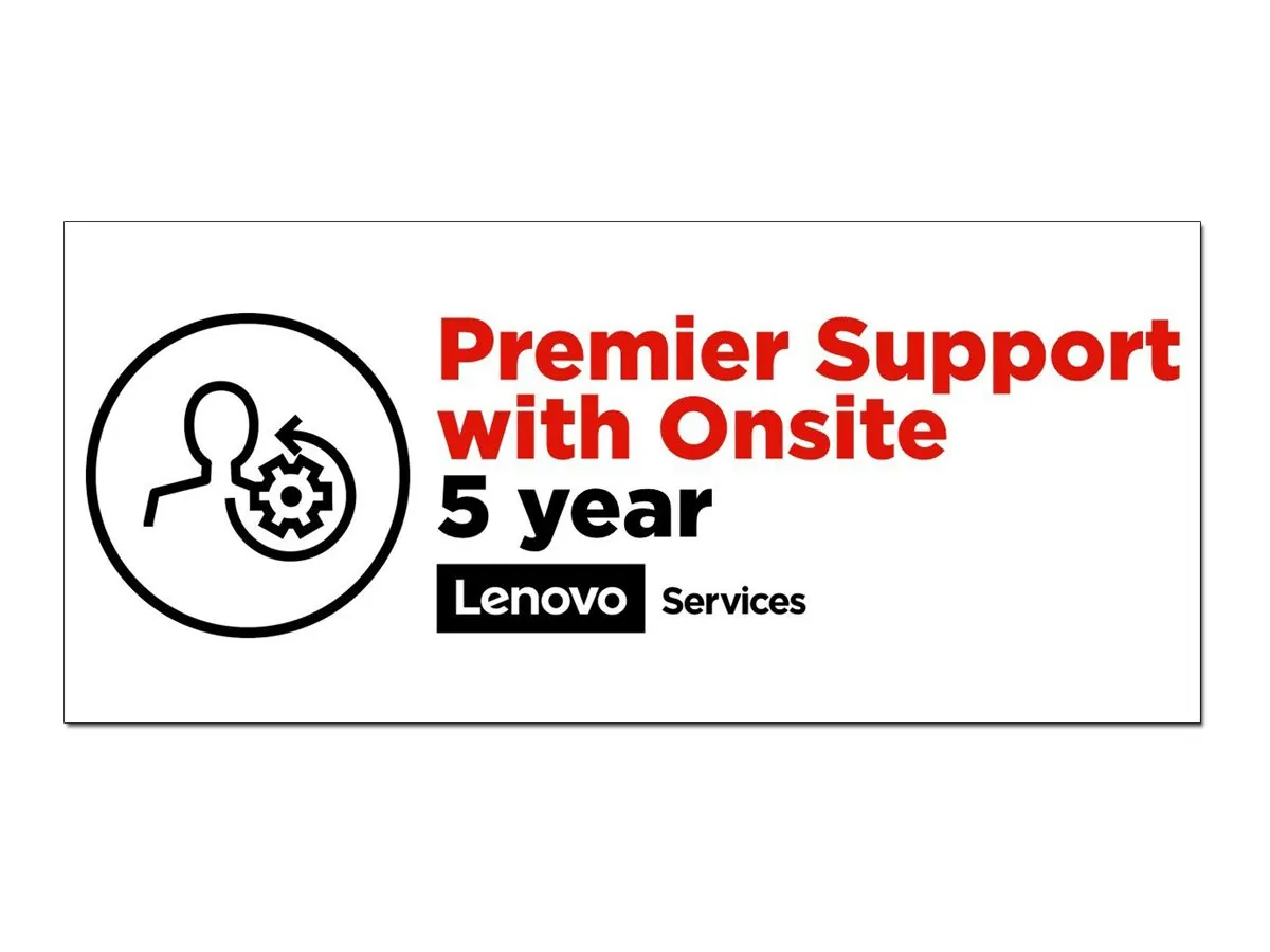 Lenovo 5 Jahr Premier Support mit Vor-Ort-Service (5WS0W86659)