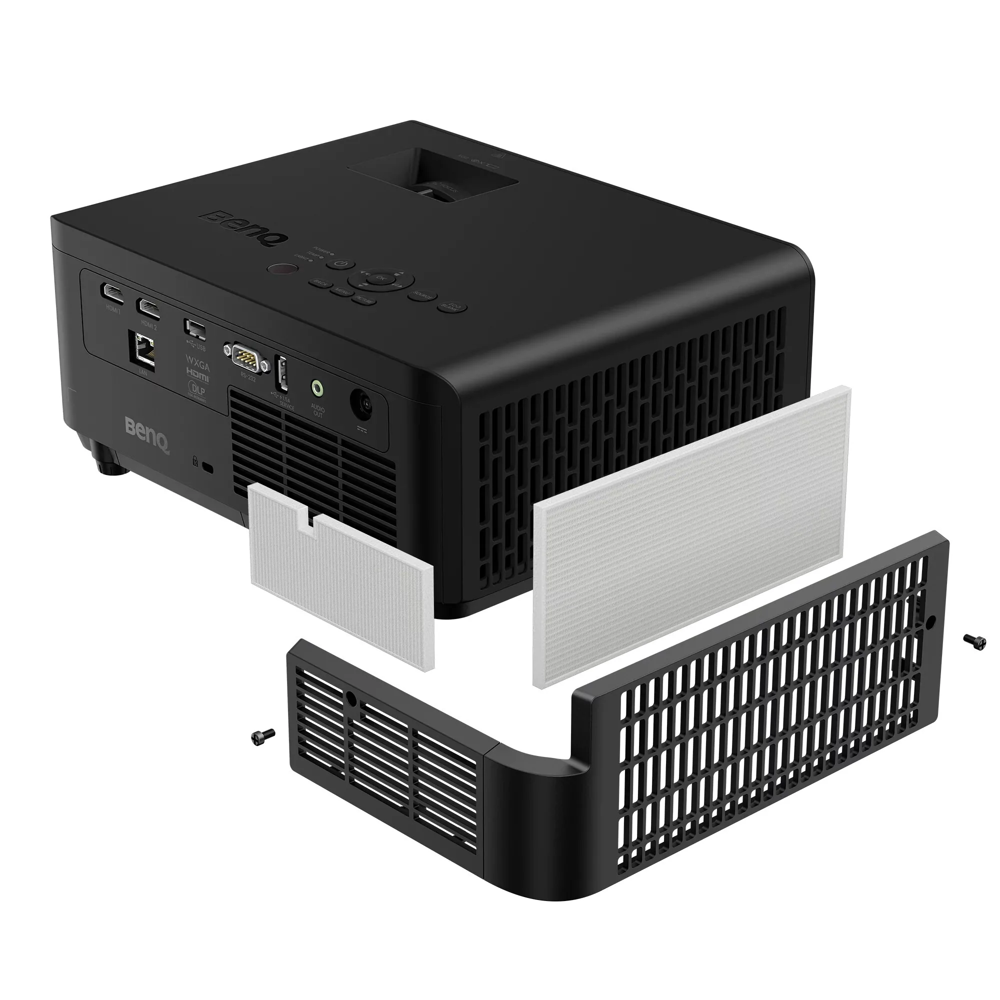 BenQ LW830ST Short-Throw-Projektor 4000 ANSI Lumen DLP WXGA (1280x800) 3D Schwarz – Bild 8