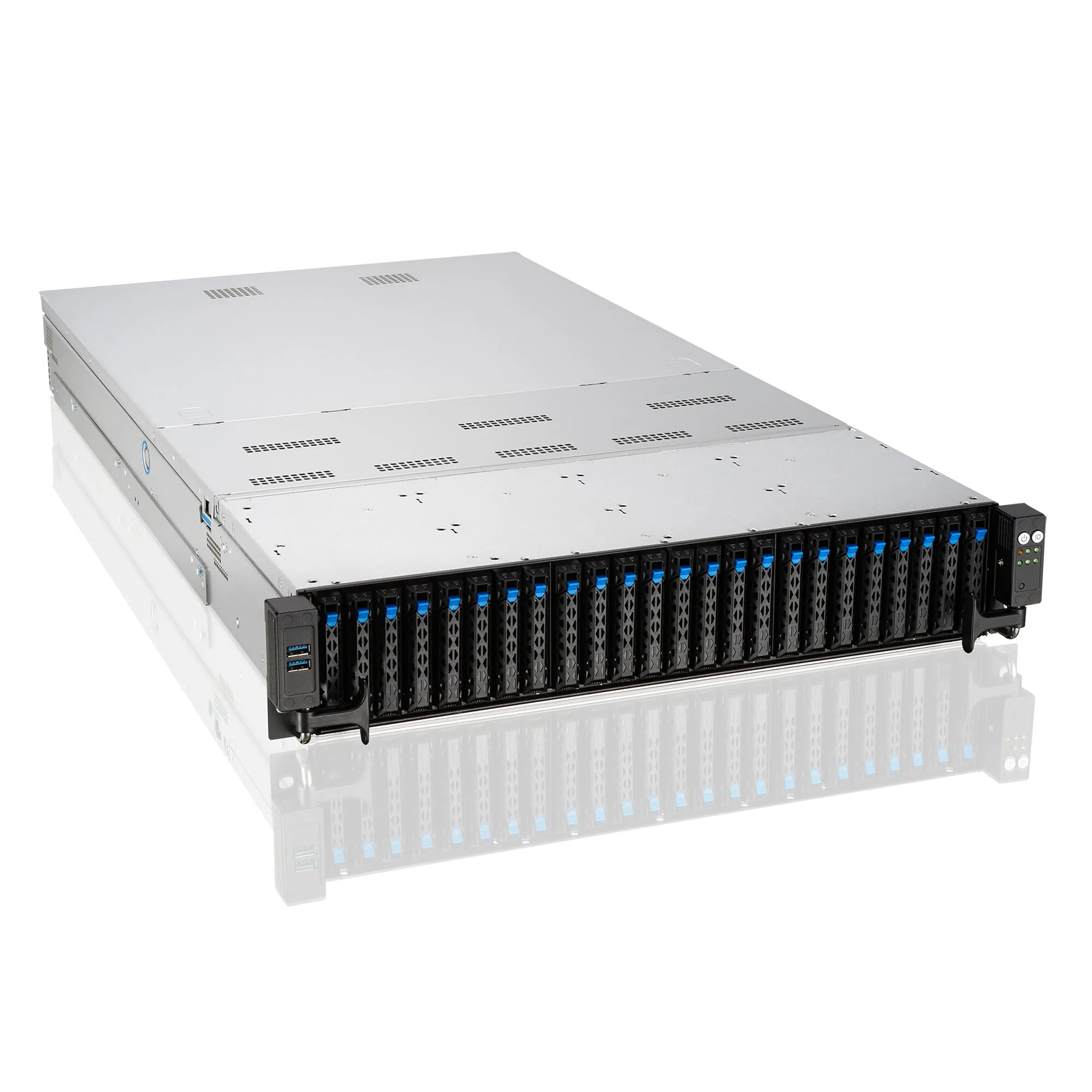 ASUS RS720-E11-RS24U Intel C741 Rack (2U) Schwarz, Silber – Bild 4