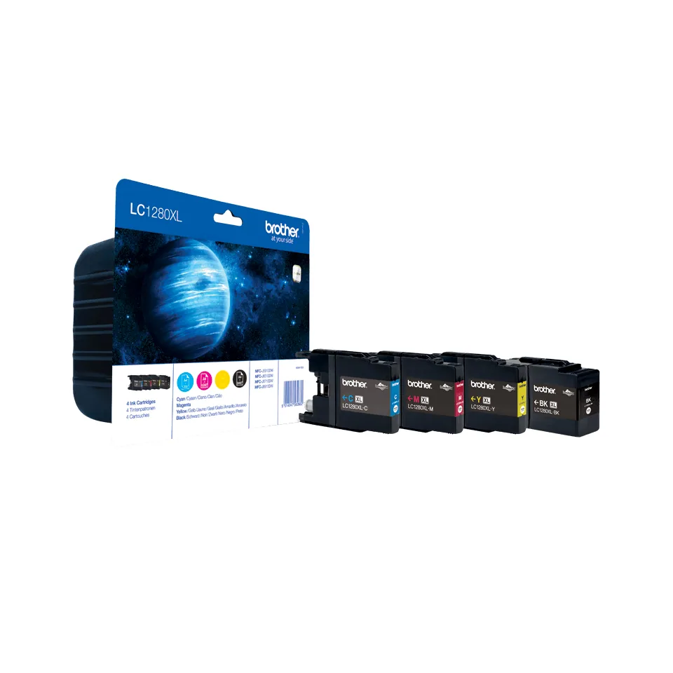 Brother Jumbo-Tintenpatronen-Pack: Cyan / Magenta / Gelb / Schwarz – Bild 1