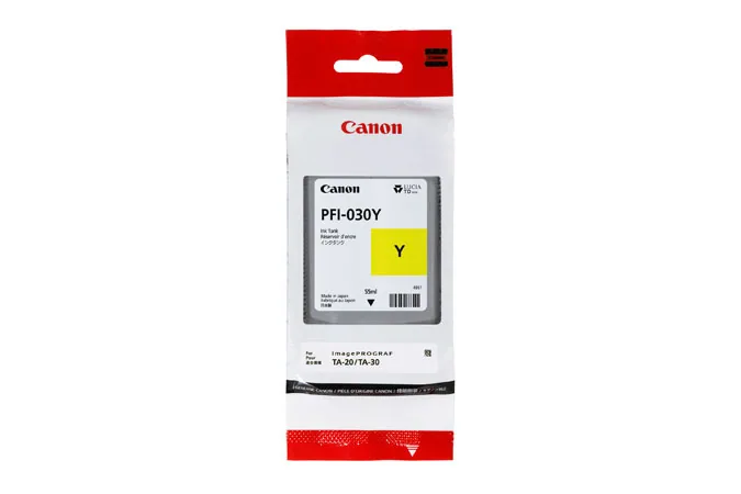 Canon PFI-030Y Druckerpatrone 1 Stück(e) Original Gelb – Bild 1