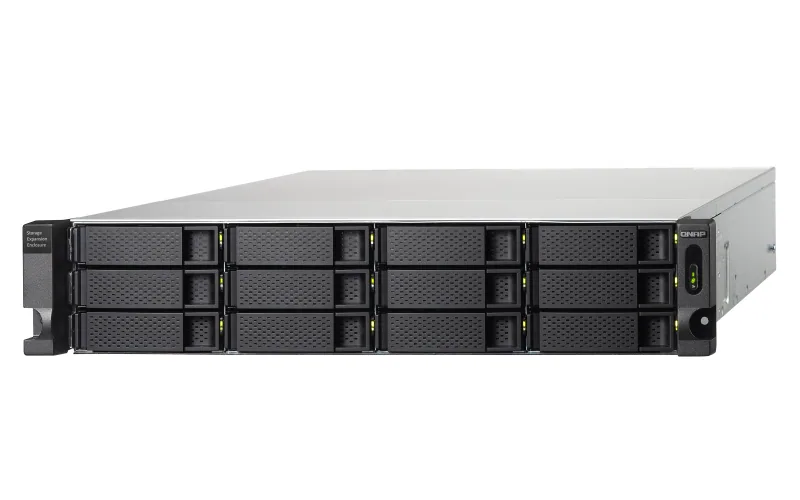 QNAP TL-R1200C-RP Speicherlaufwerksgehäuse HDD / SSD-Gehäuse Schwarz, Grau 2.5/3.5" – Bild 5