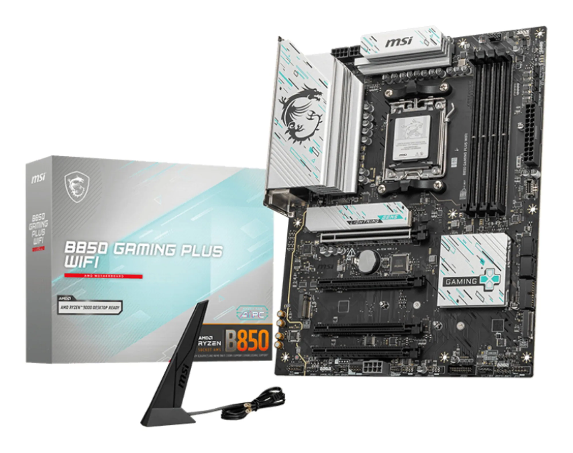 MSI B850 GAMING PLUS WIFI Motherboard AMD B850 Sockel AM5 ATX – Bild 1