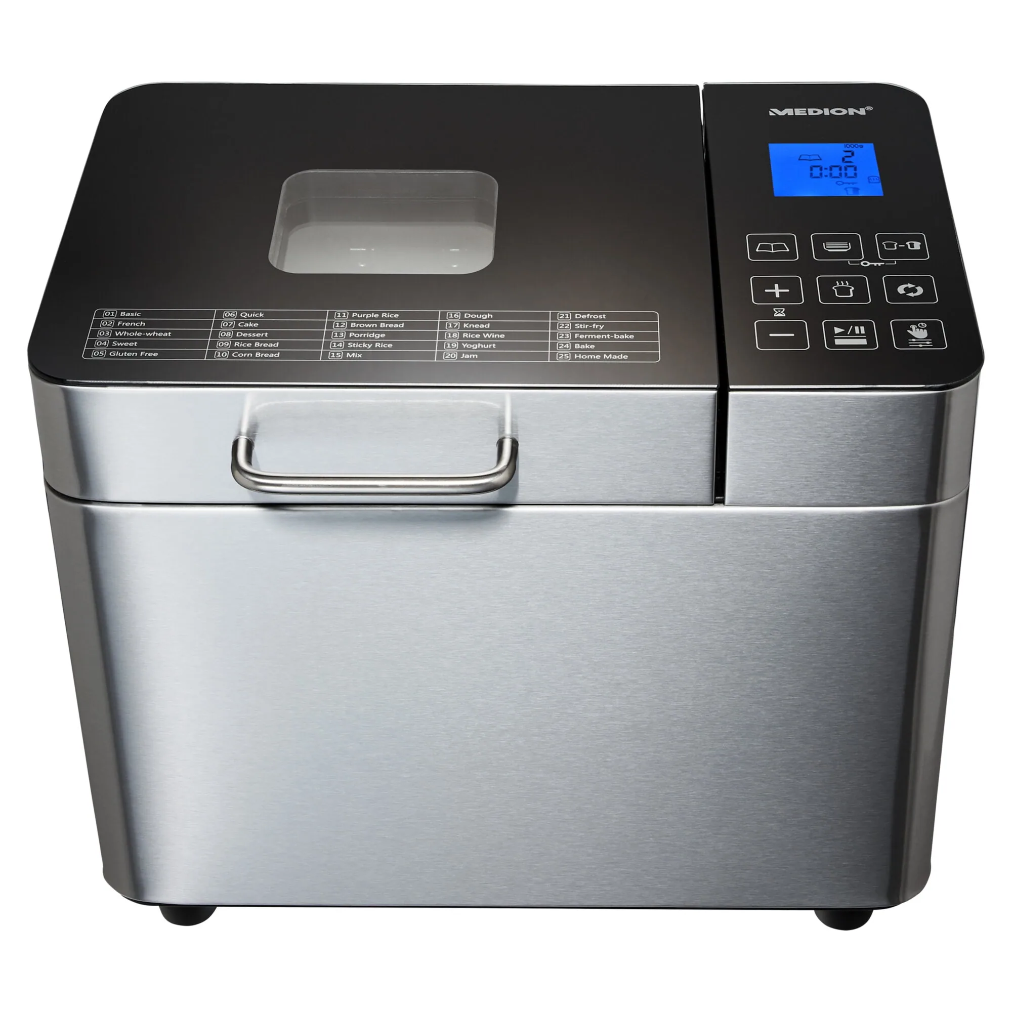 MEDION MD 10241 Brotbackmaschine 600 W Schwarz, Silber – Bild 4