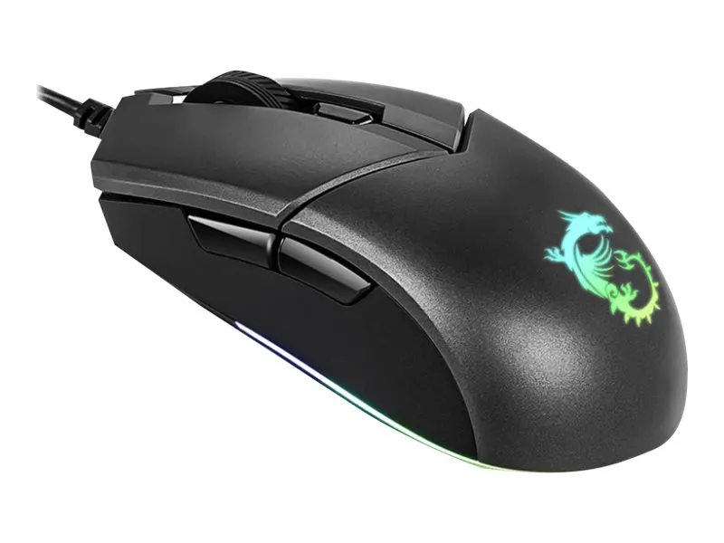 MSI Clutch GM11 Gaming Maus, Black, USB