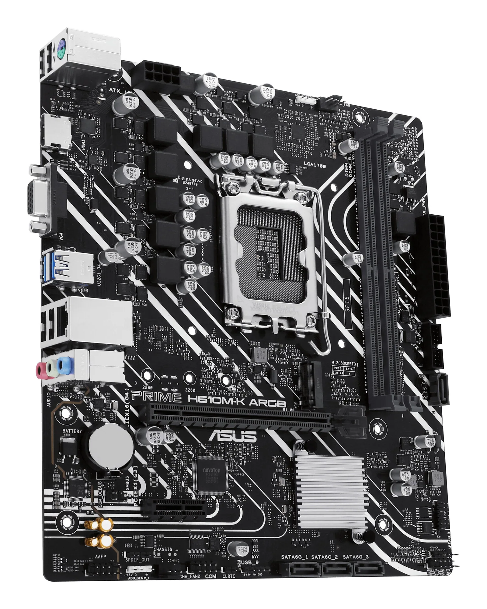 ASUS PRIME H610M-K ARGB Intel H610 LGA 1700 micro ATX – Bild 4