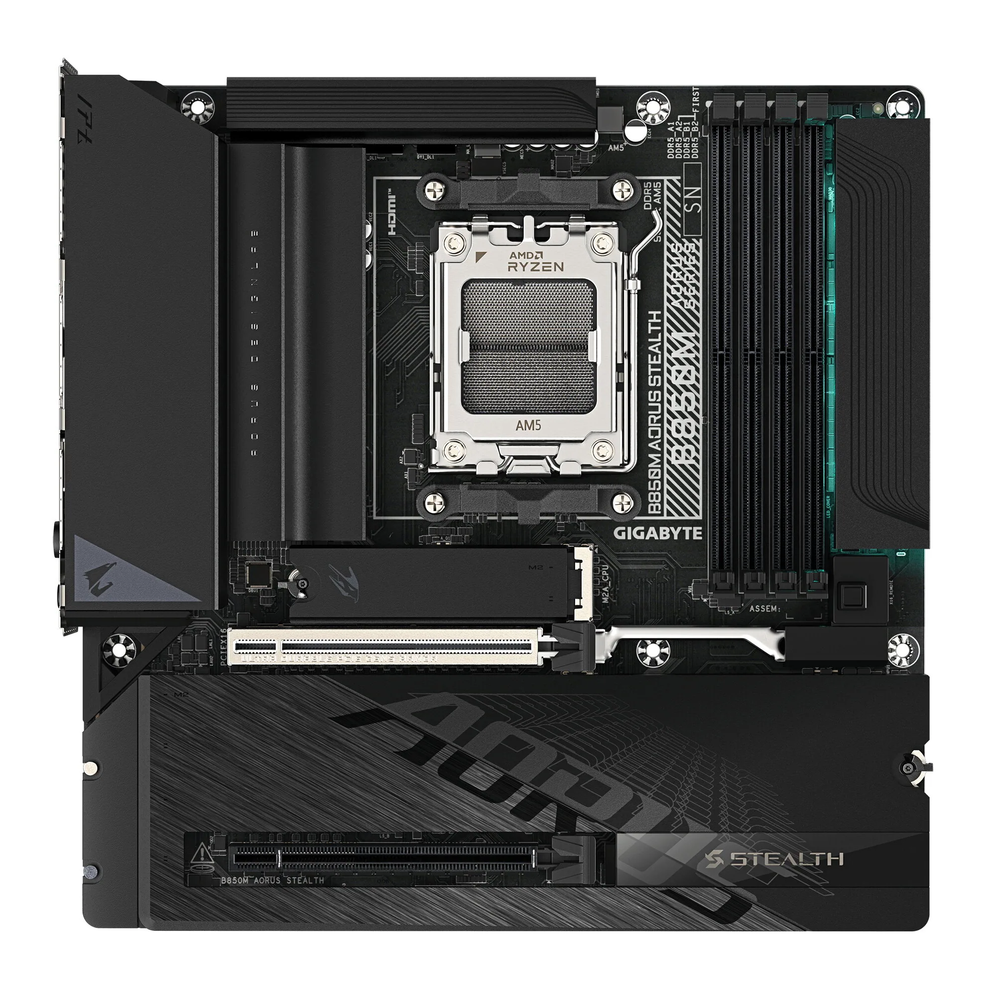 GIGABYTE B850M AORUS STEALTH Mainboard – Bild 2