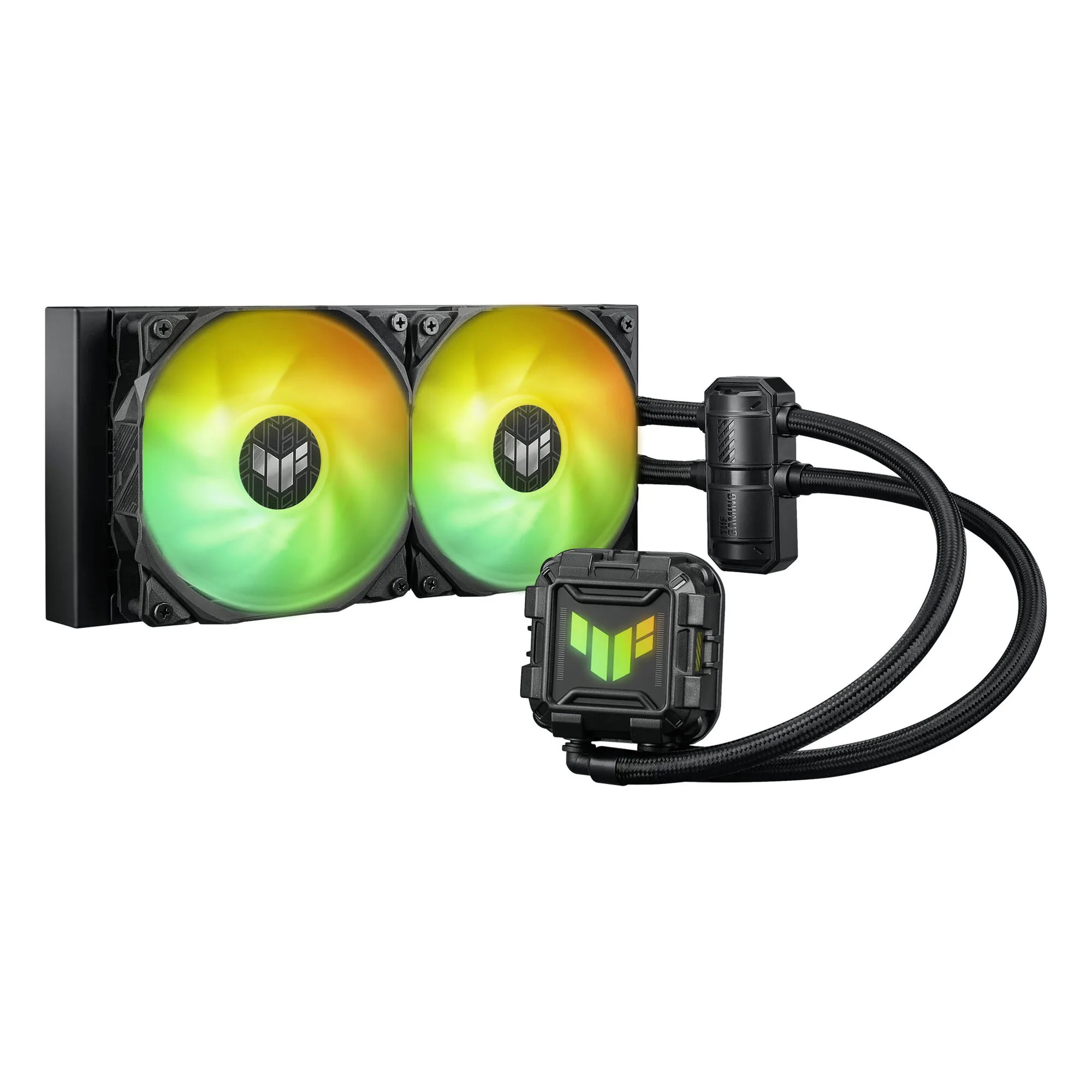 ASUS TUF GAMING LC II 240 ARGB Prozessor All-in-One-Flüssigkeitskühler 12 cm Schwarz – Bild 2