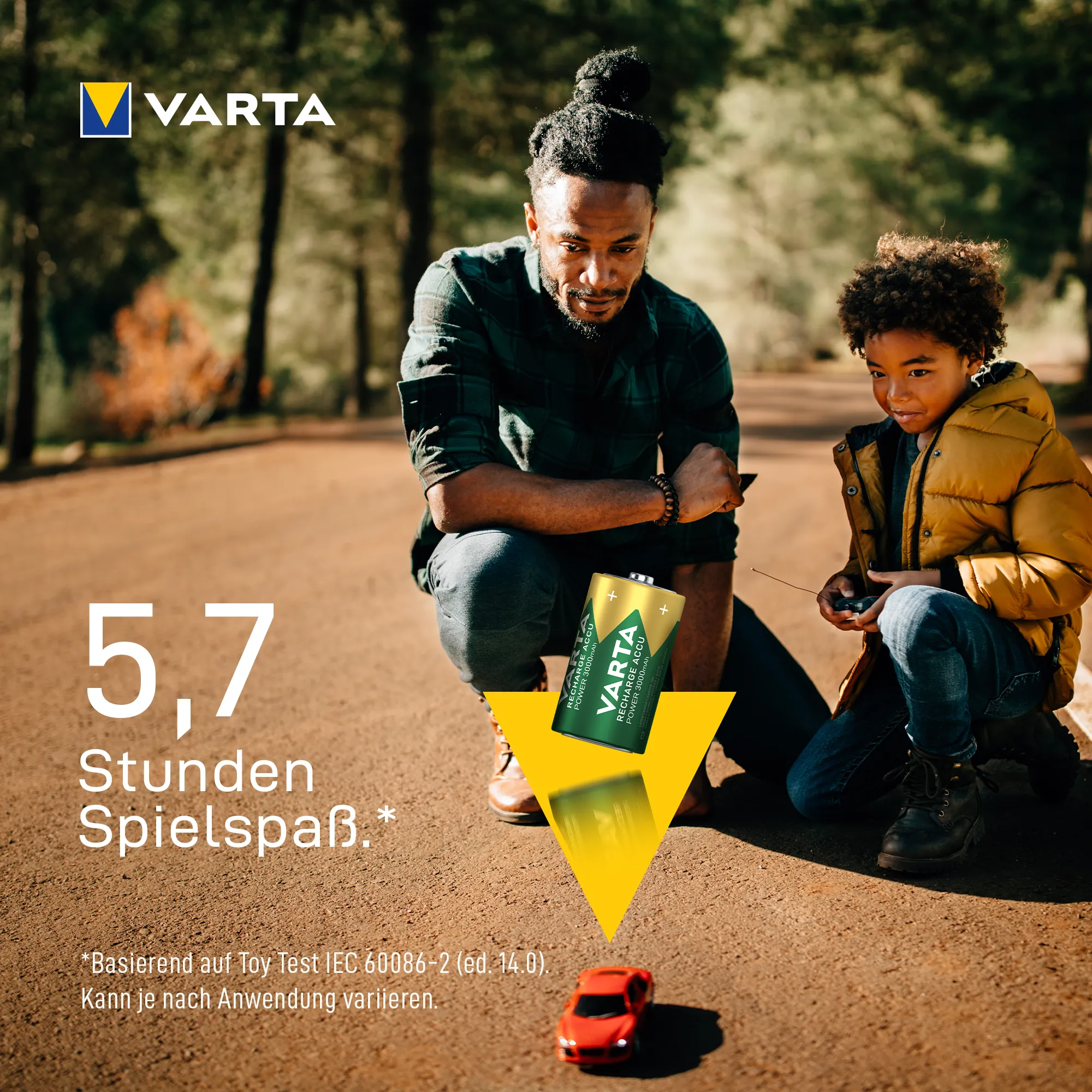 Varta Akku RECHARGE Power D HR20 3000 mAh NEU 2 Stück