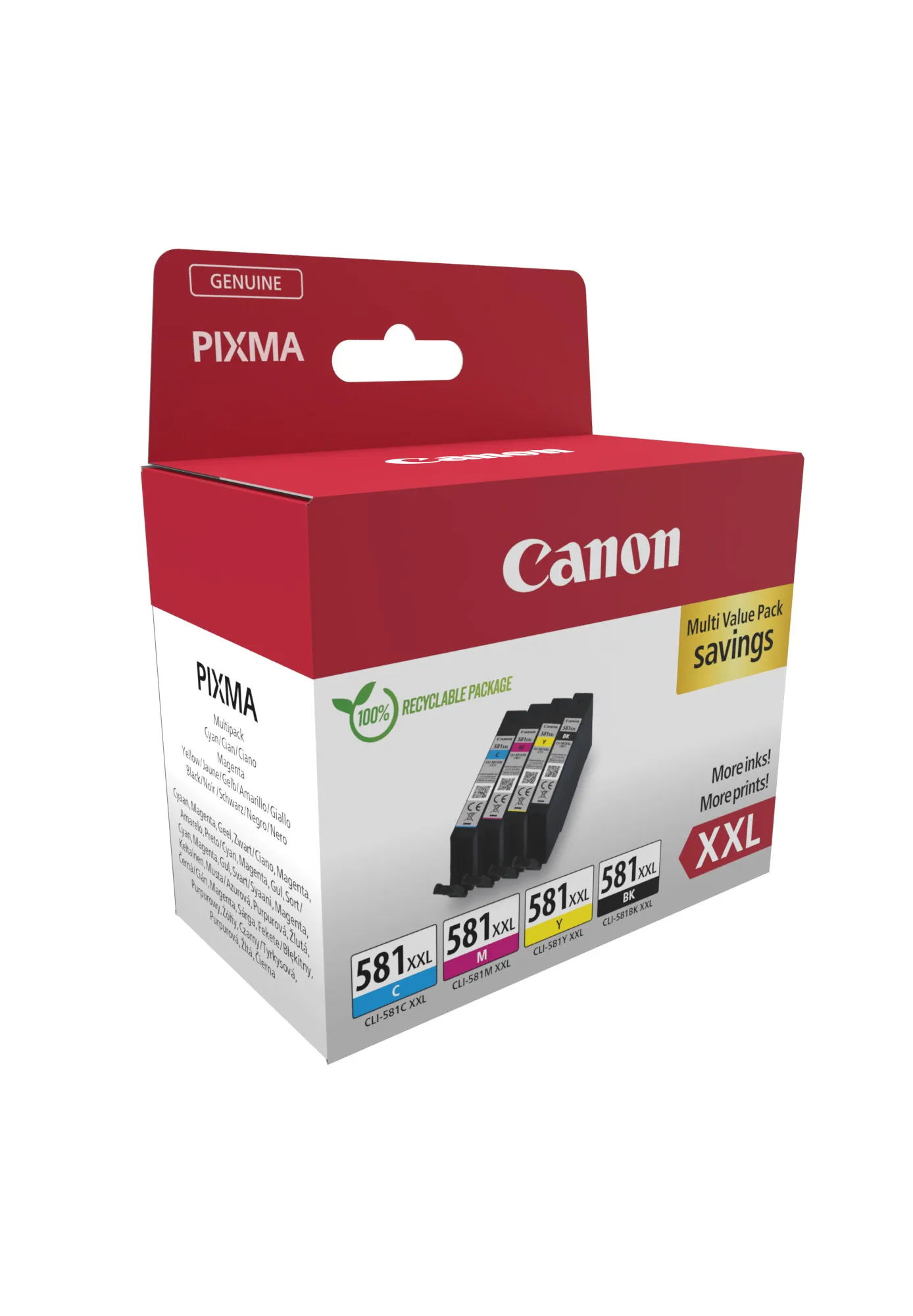 Canon CLI-581XXL BK/C/M/Y Multipack – Bild 2