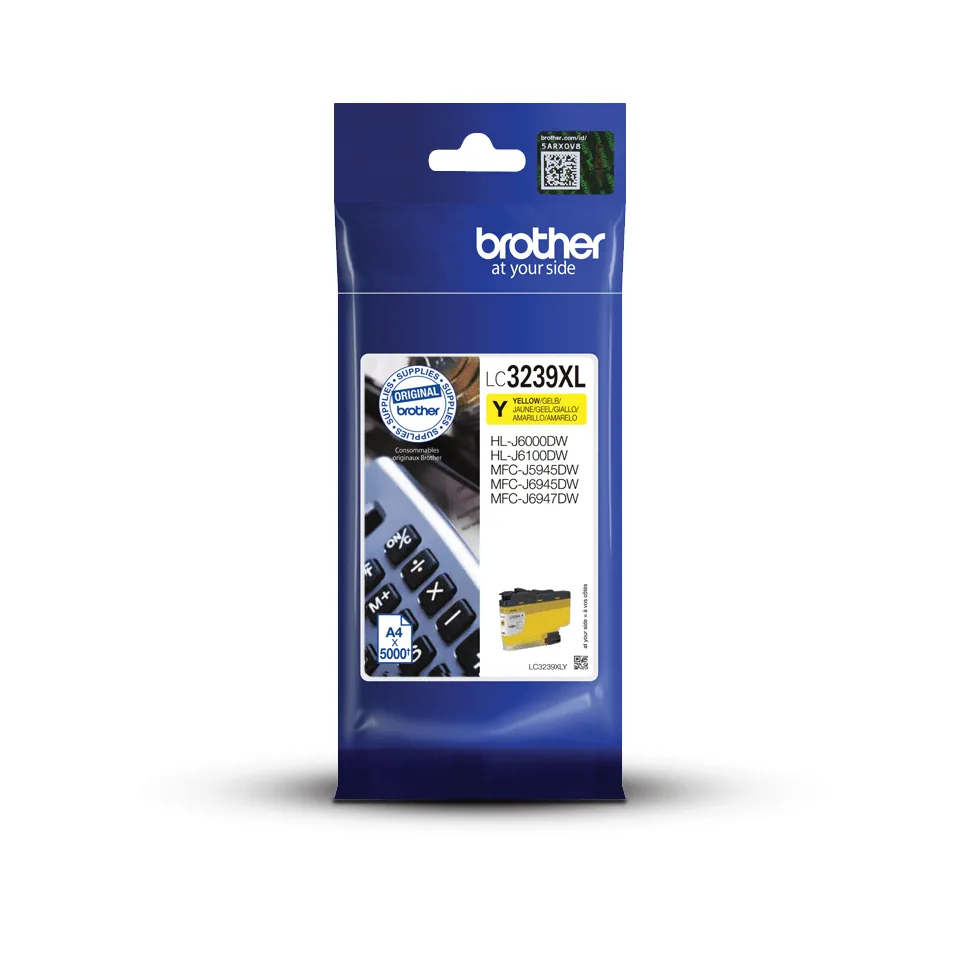 Brother LC-3239XLY Druckerpatrone 1 Stück(e) Original Hohe (XL-) Ausbeute Gelb – Bild 2