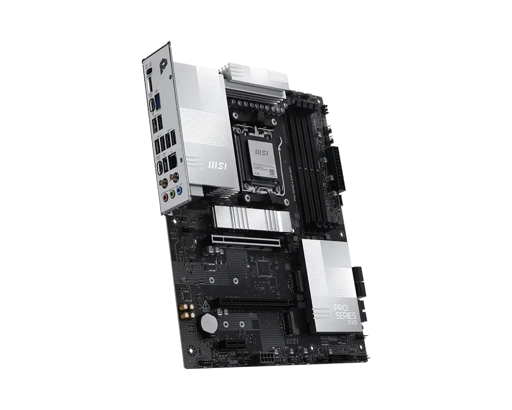 MSI PRO X870E-S EVO WIFI Motherboard AMD X870E Sockel AM5 ATX – Bild 3