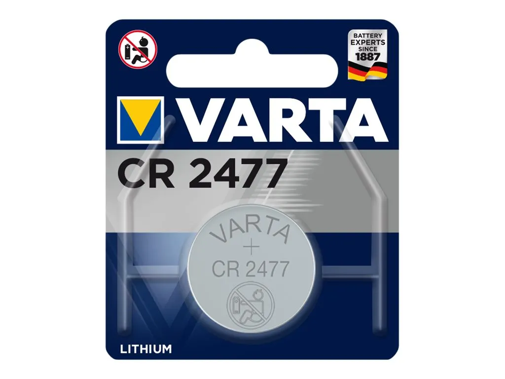 Varta Batterie Knopfzelle CR2477 3V 650 mAh Lithium 1 Stück