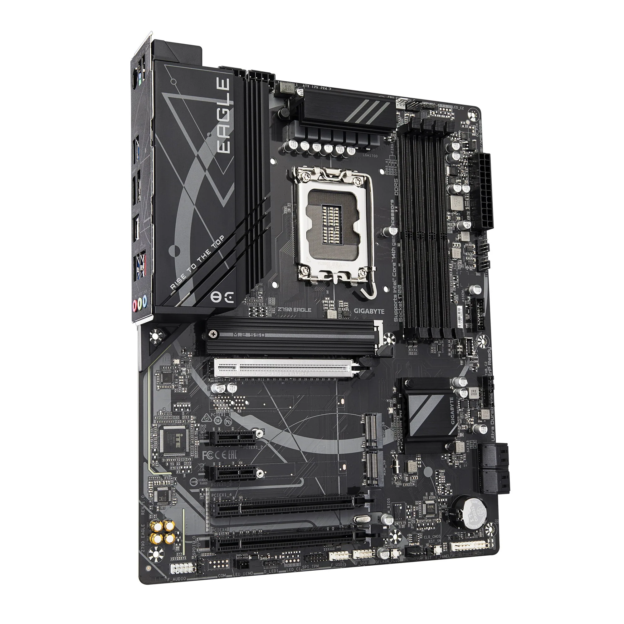 GIGABYTE Z790 EAGLE Motherboard - Unterstützt 14. Generation Intel Core CPUs, 12+1+1 Phasen VRM, bis zu 7600MHz DDR5 (OC), 3xPCIe 4.0 M.2, 2,5GbE LAN, USB 3.2 Gen 2 – Bild 3