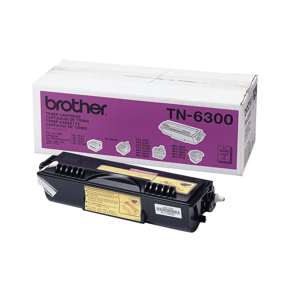 Brother TN-6300 Tonerkartusche 1 Stück(e) Original Schwarz – Bild 1