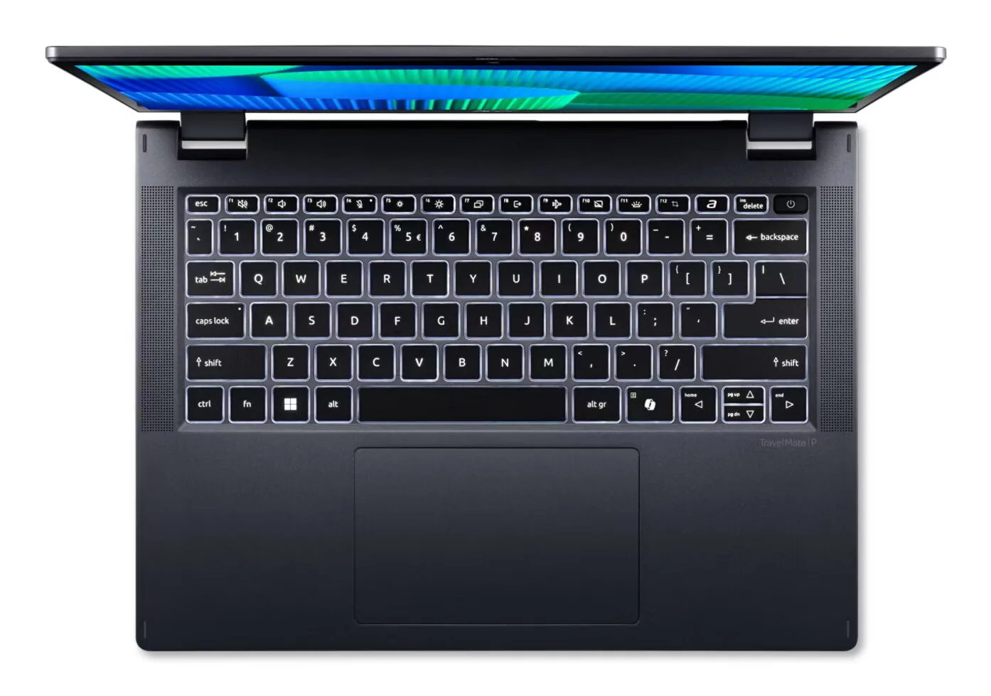 Acer TravelMate TMP414RN-54-TCO-75KB Intel Core Ultra 7 155U Hybrid (2-in-1) 35,6 cm (14") Touchscreen WUXGA 32 GB DDR5-SDRAM 1 TB SSD Wi-Fi 6E (802.11ax) Windows 11 Pro Blau – Bild 5