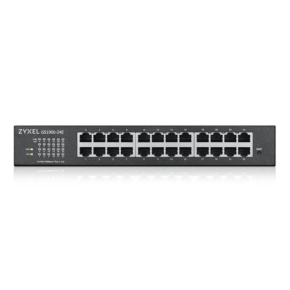 Zyxel GS1900-24E-EU0103F Netzwerk-Switch Managed L2 Gigabit Ethernet (10/100/1000) 1U Schwarz – Bild 3