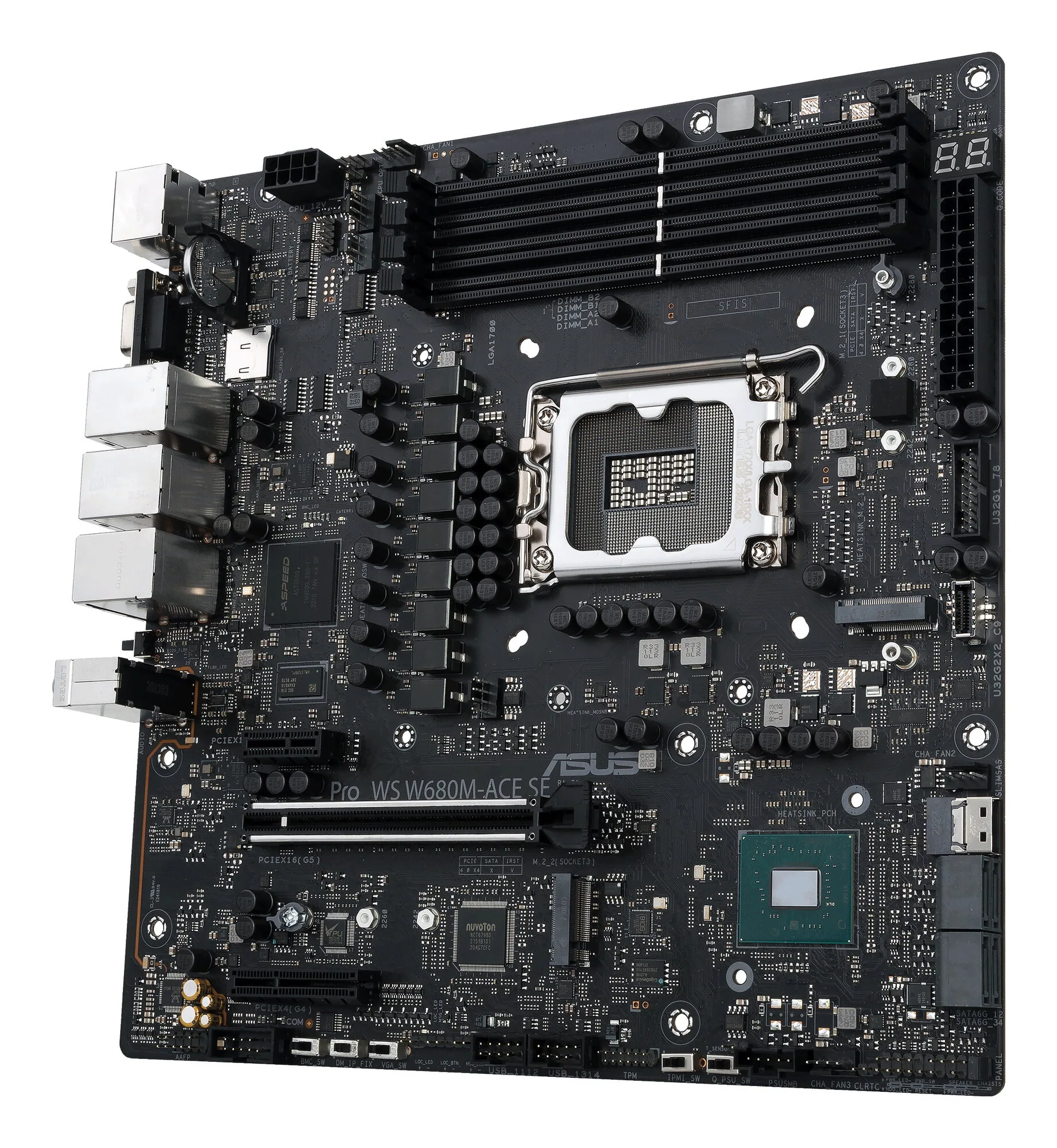 ASUS PRO WS W680M-ACE SE Intel W680 LGA 1700 micro ATX – Bild 3