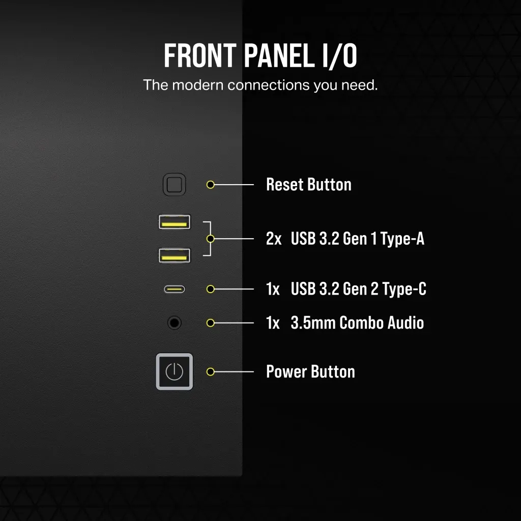 Corsair Geh Midi 2500X (Tempered Glass)
