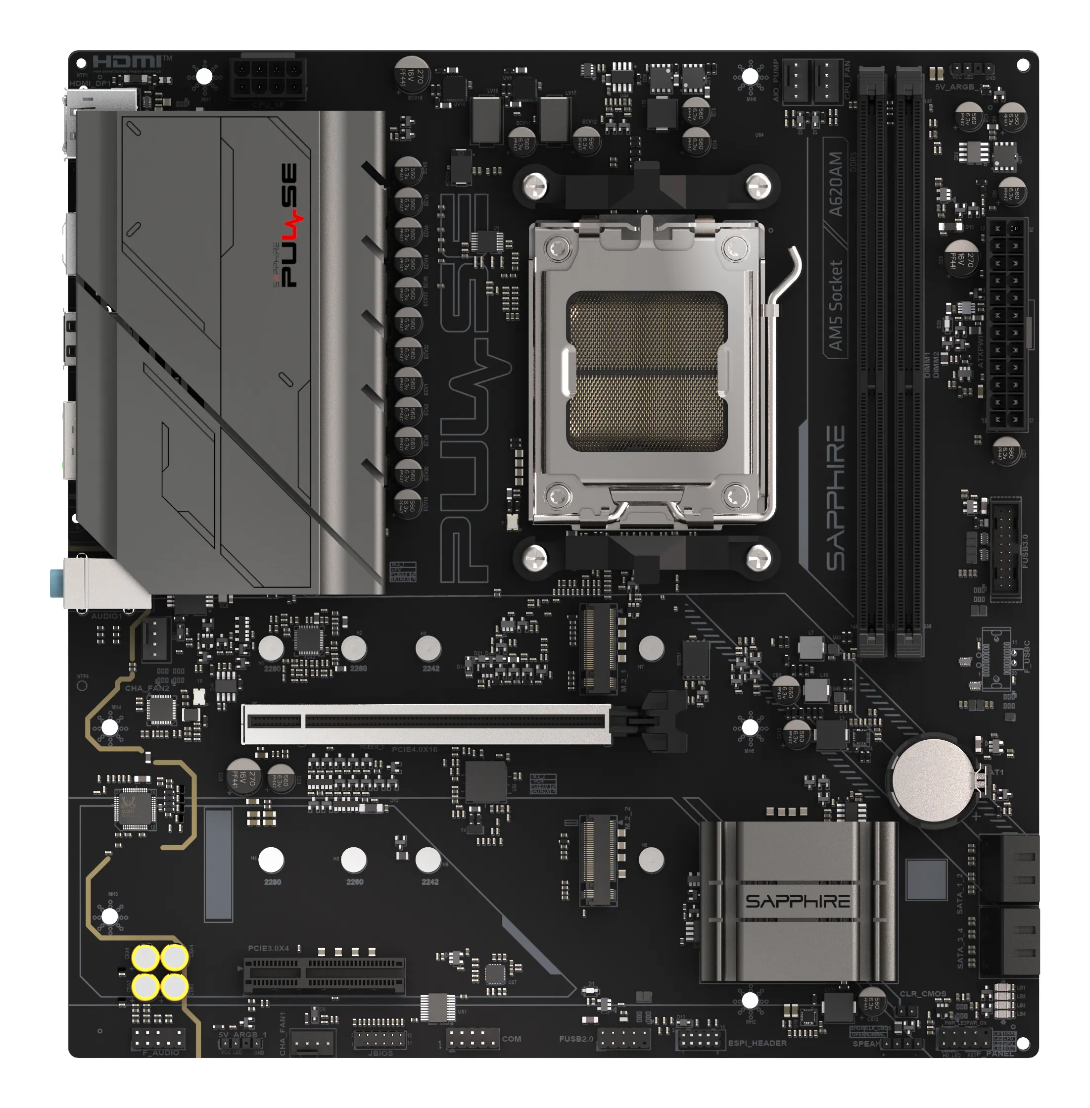 Sapphire MB Pulse A620AM AMD, AM5, DDR5, mATX