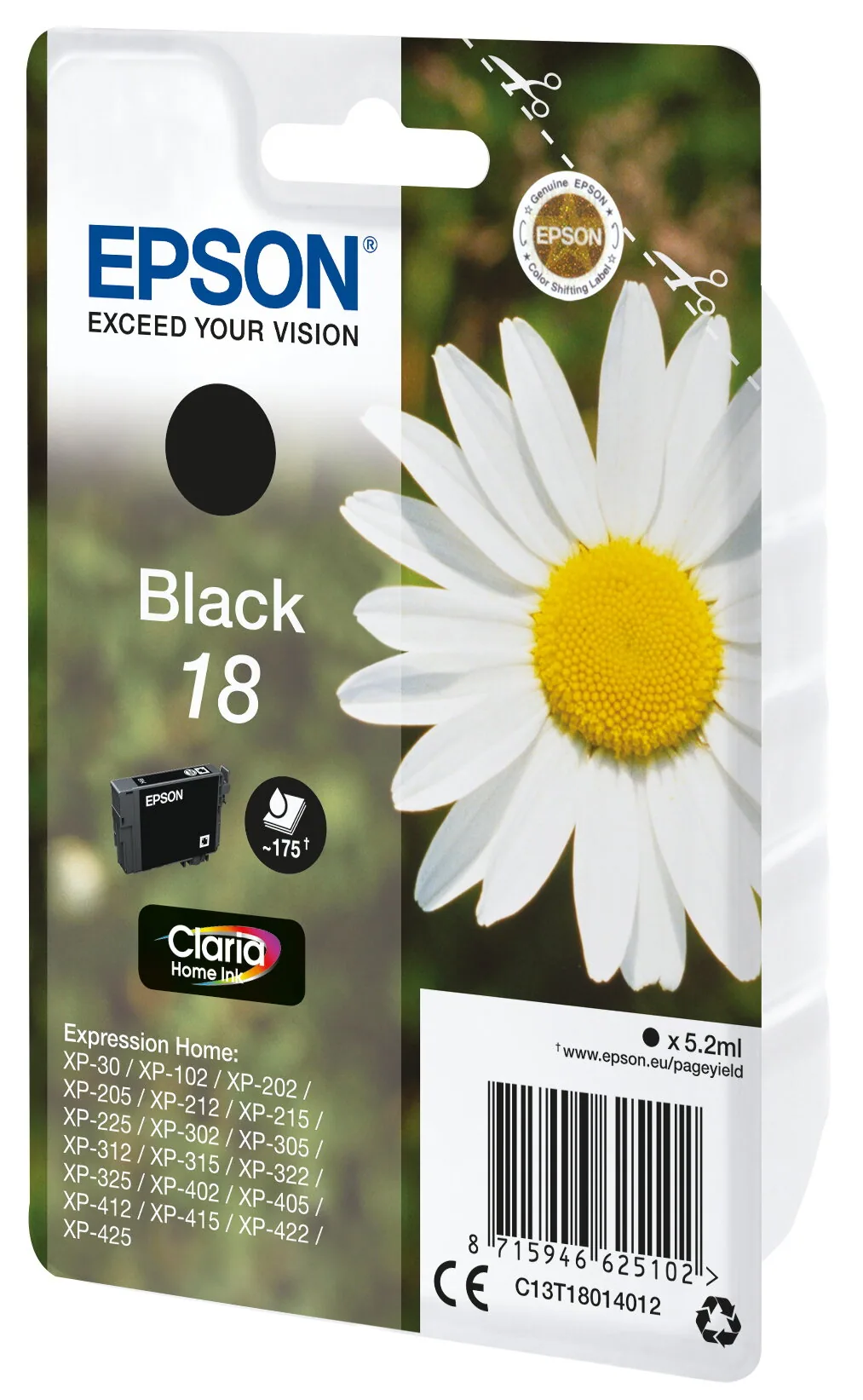 Epson Daisy 18 Gänseblume Claria Home Single Black Tinte – Bild 1