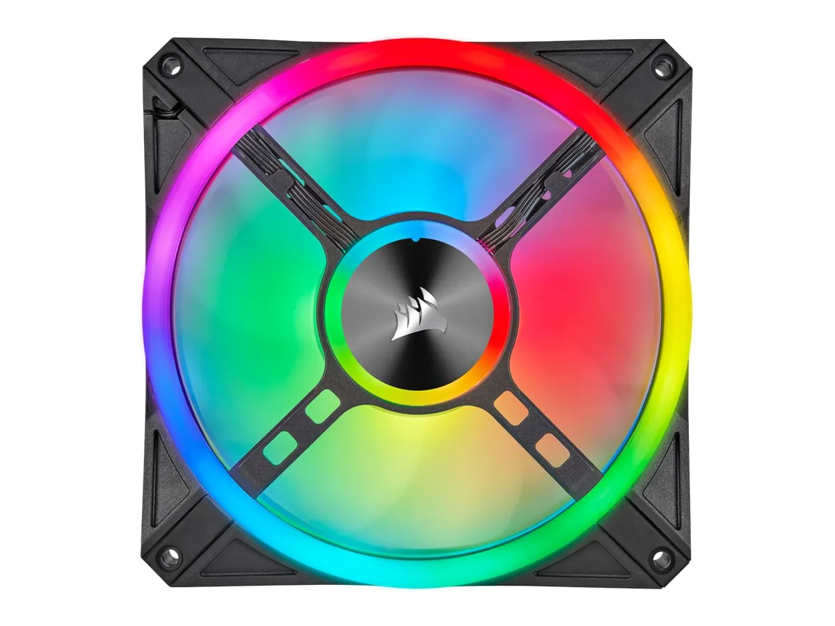 Corsair Lüfter 140*140*25 QL140 RGB Pro LED Fan, Dual Pa
